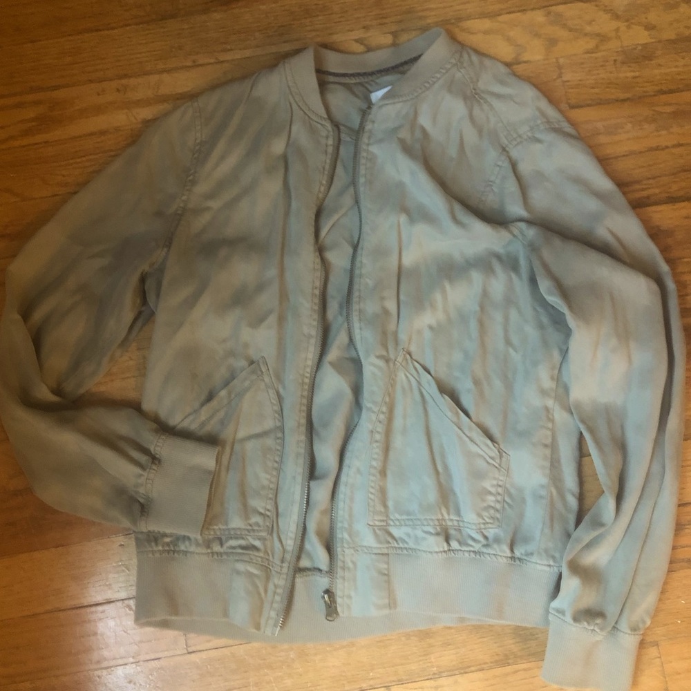S Kenneth Cole Soft Bomber, Olive